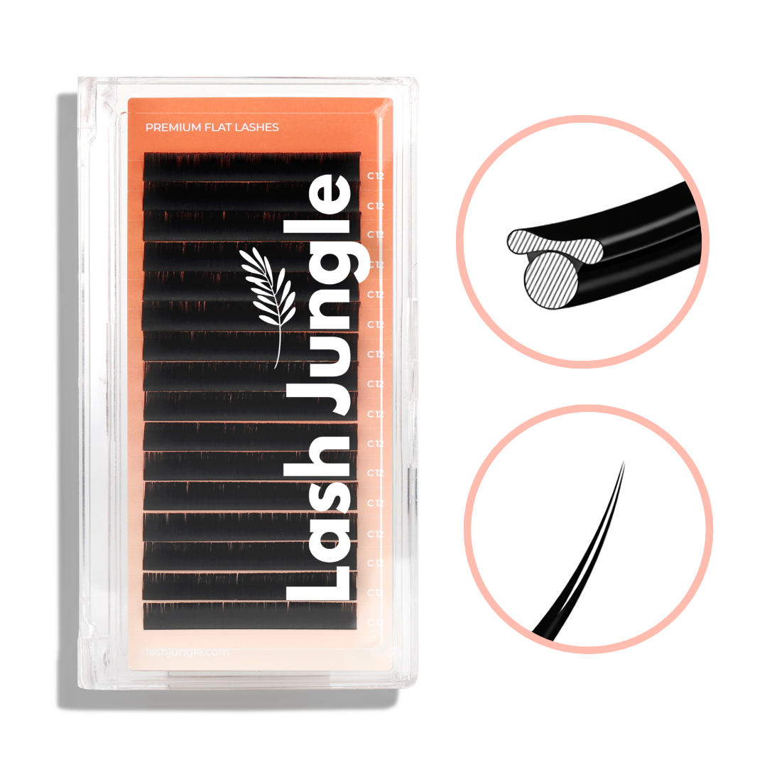 Ellipse Flat Lashes Matte & Ultra Soft 0.20