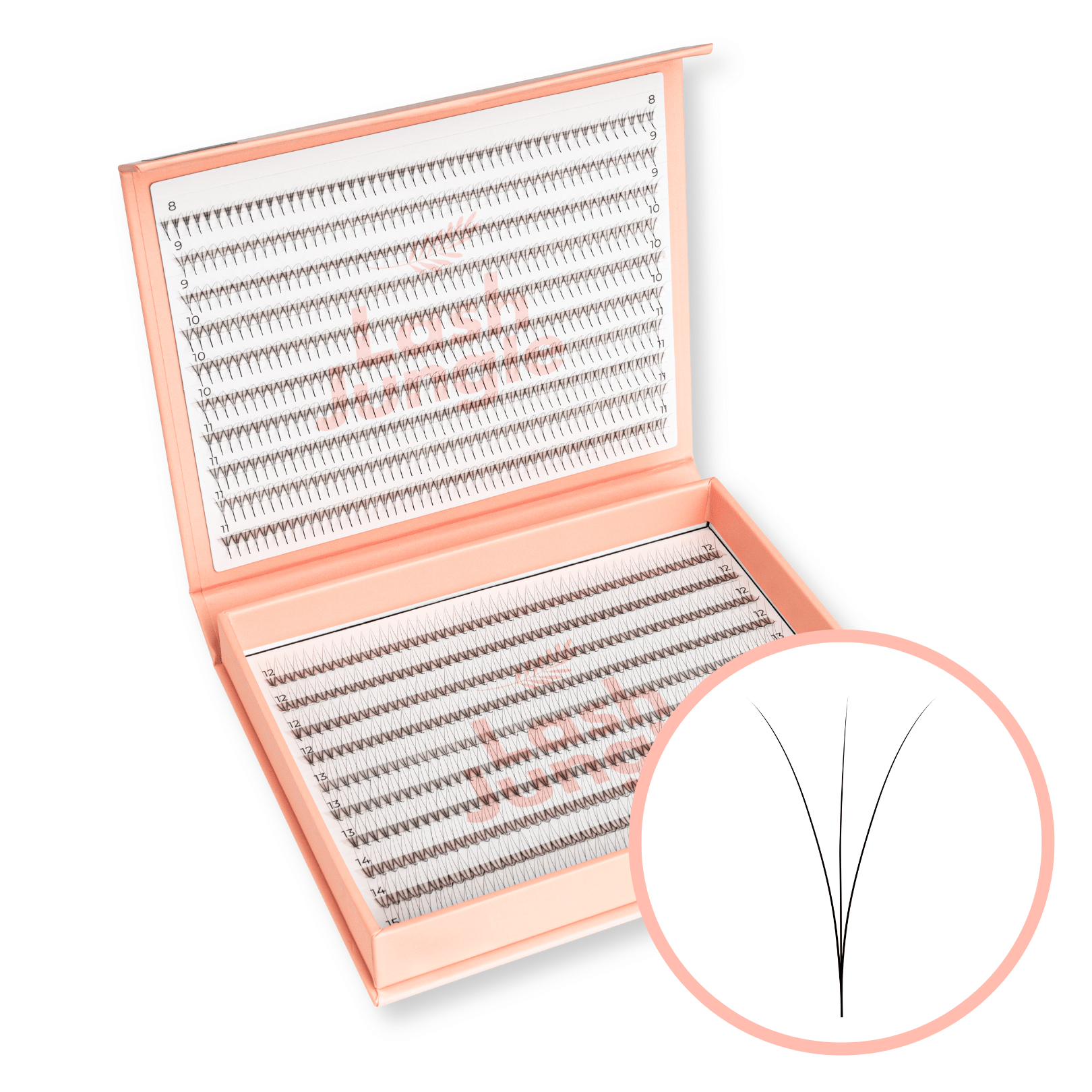 3D Promade Fans XXL Eco 600 - Premade Volume Fans Premade Lashes