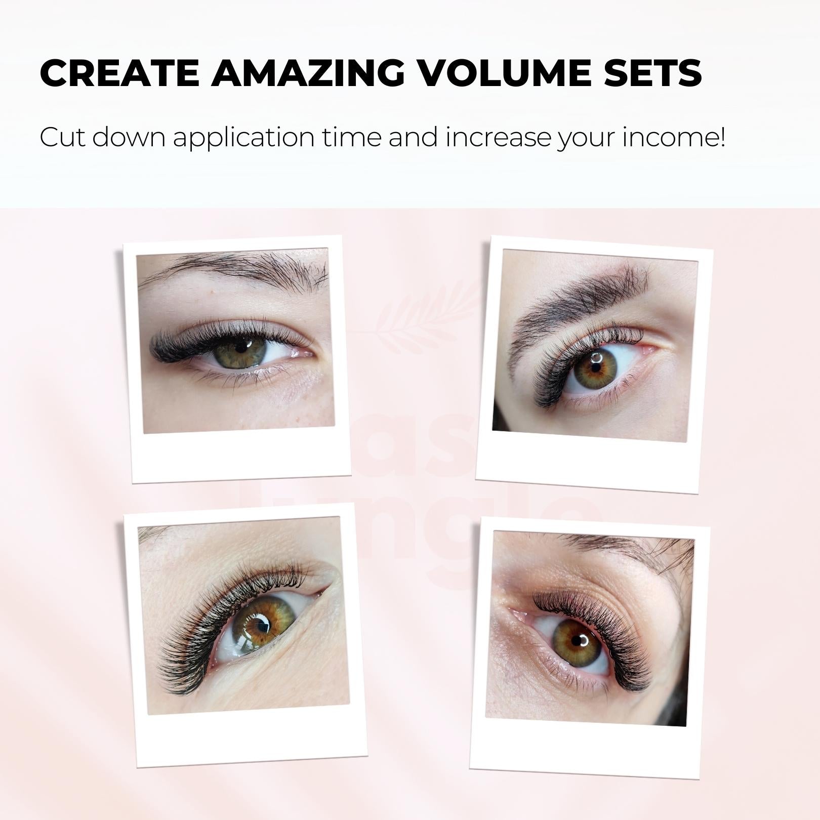 4D Promade Fans XXL Eco 600 - Premade Volume Fans Premade Lashes