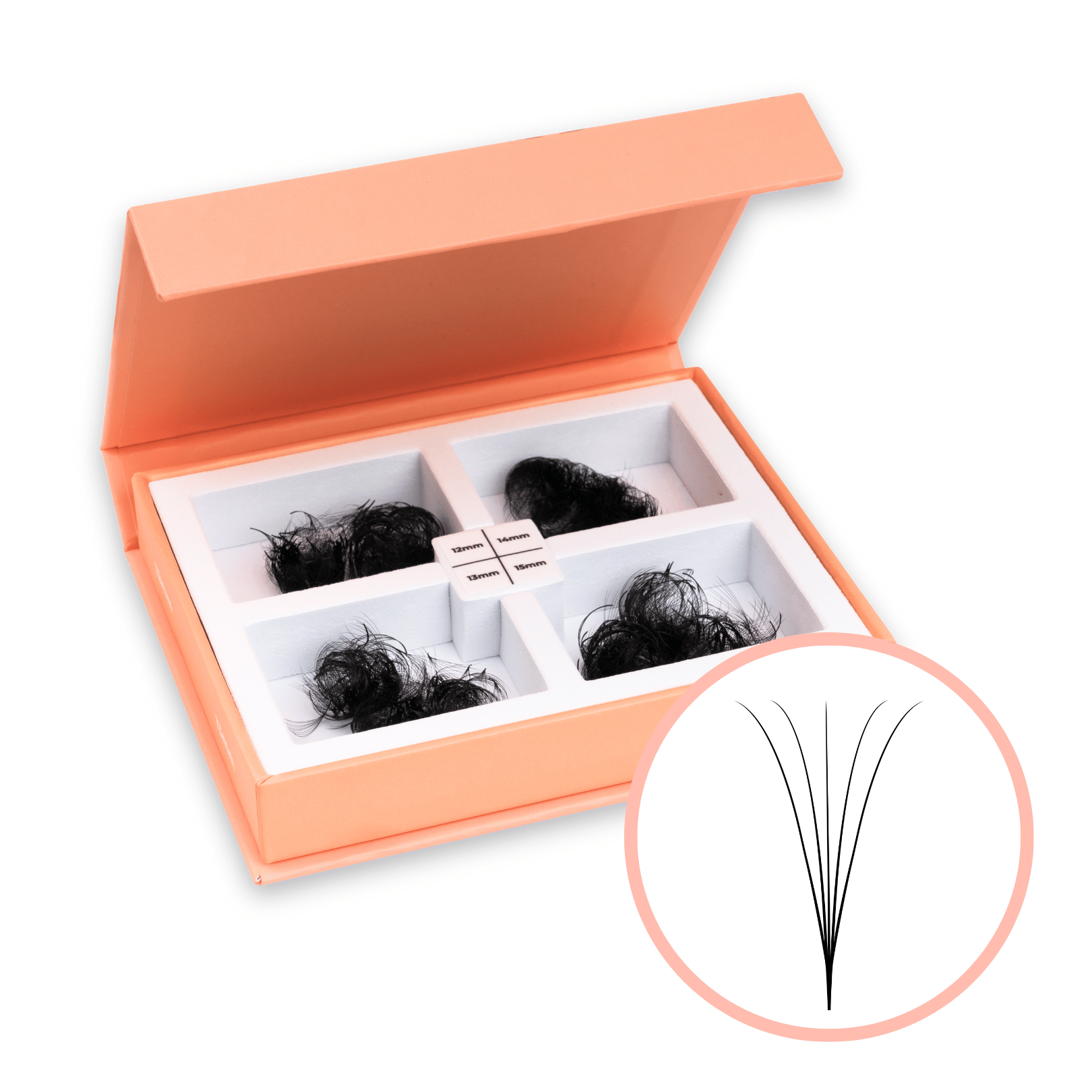 5D Loose Promade Fans - 1000 Premade Volume Lashes Loose fans