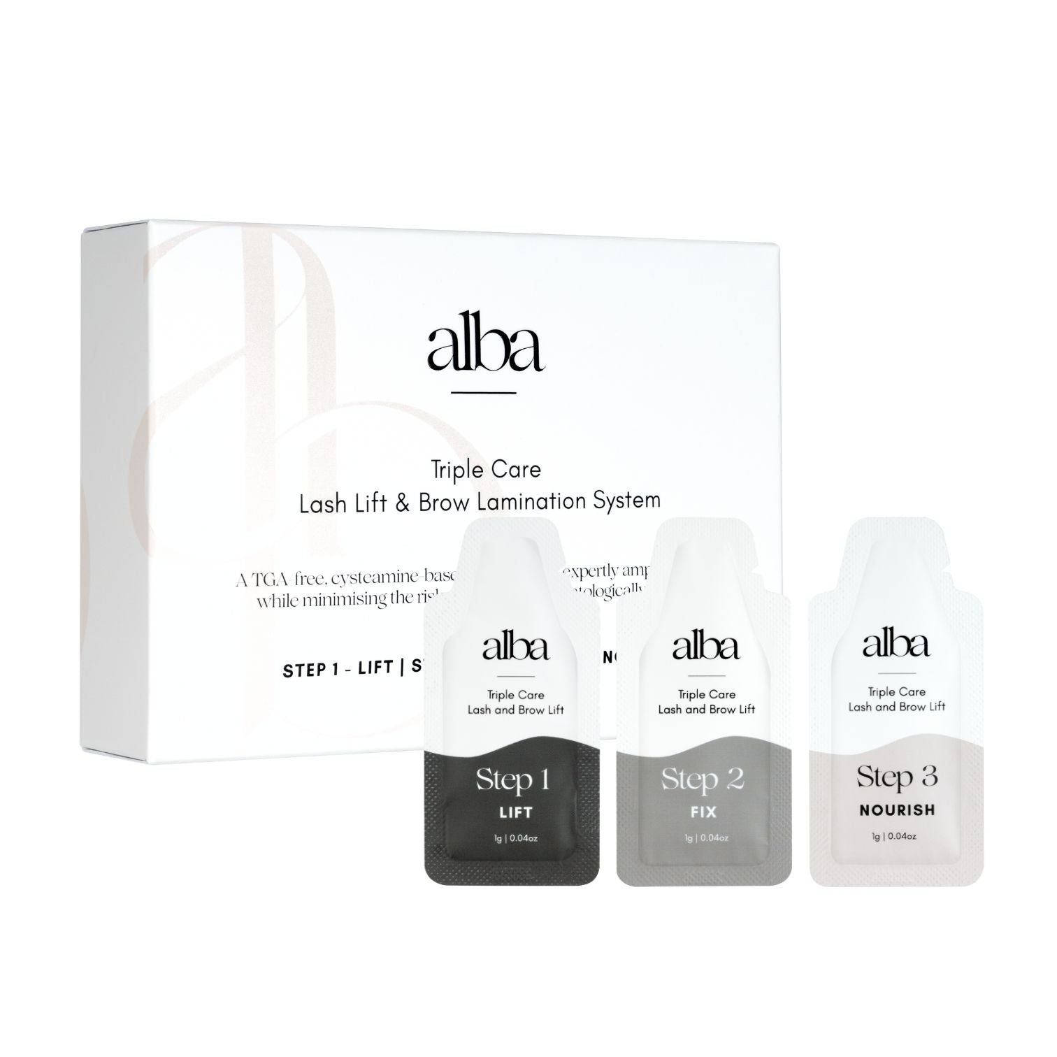 Triple Care Lash Lift & Brow Lamination (3 Steps) | Alba