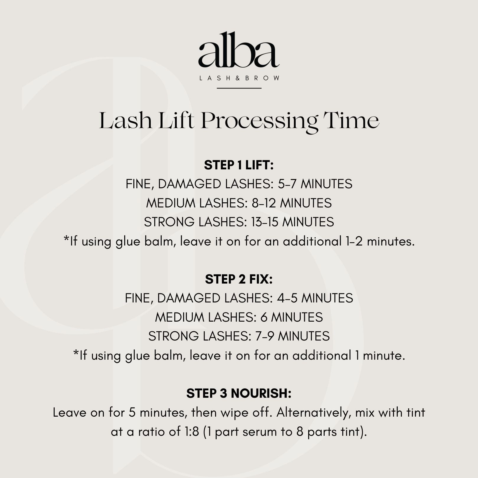 Triple Care Lash Lift & Brow Lamination (3 Steps) | Alba
