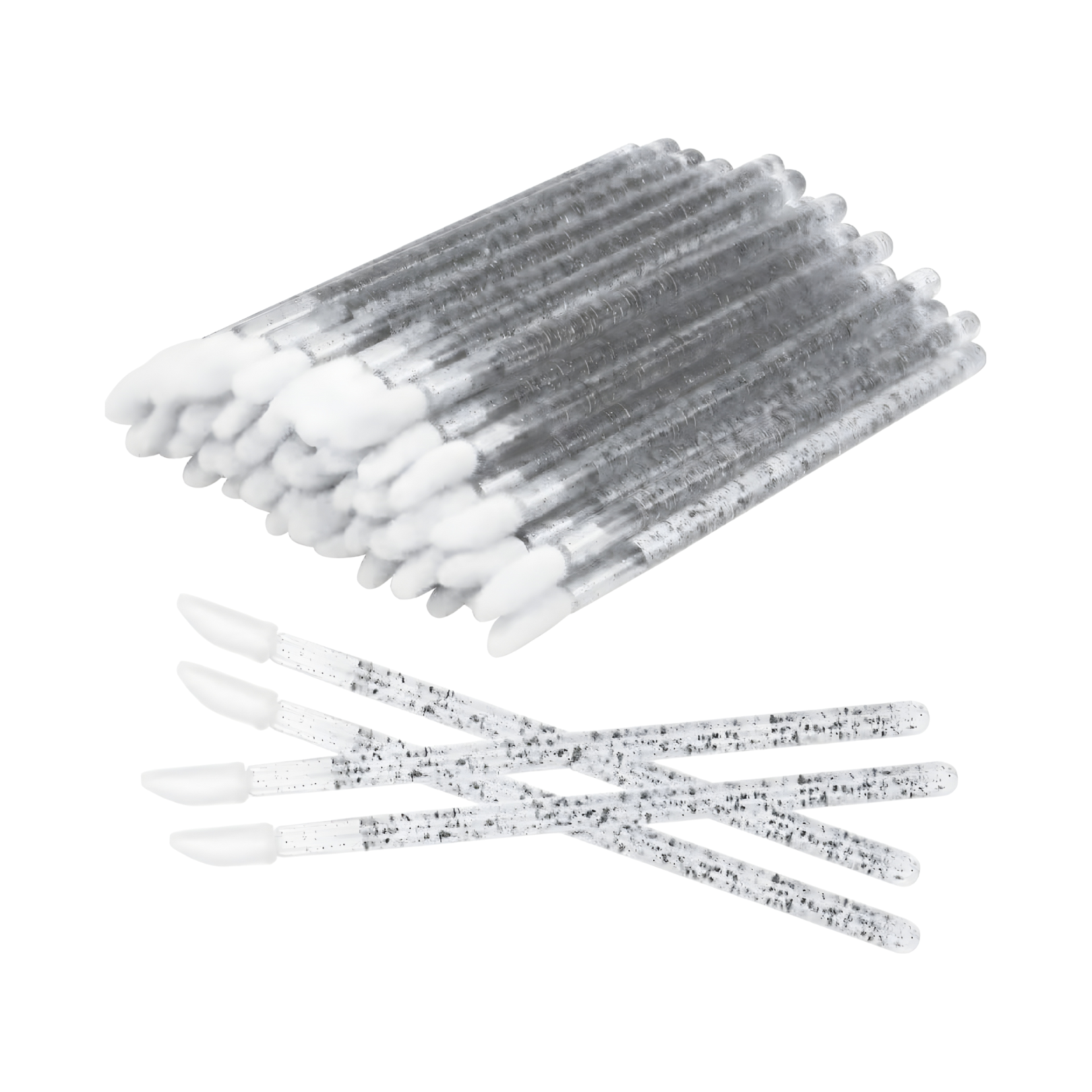 Flocked Applicator Brushes for Eyelash Extension