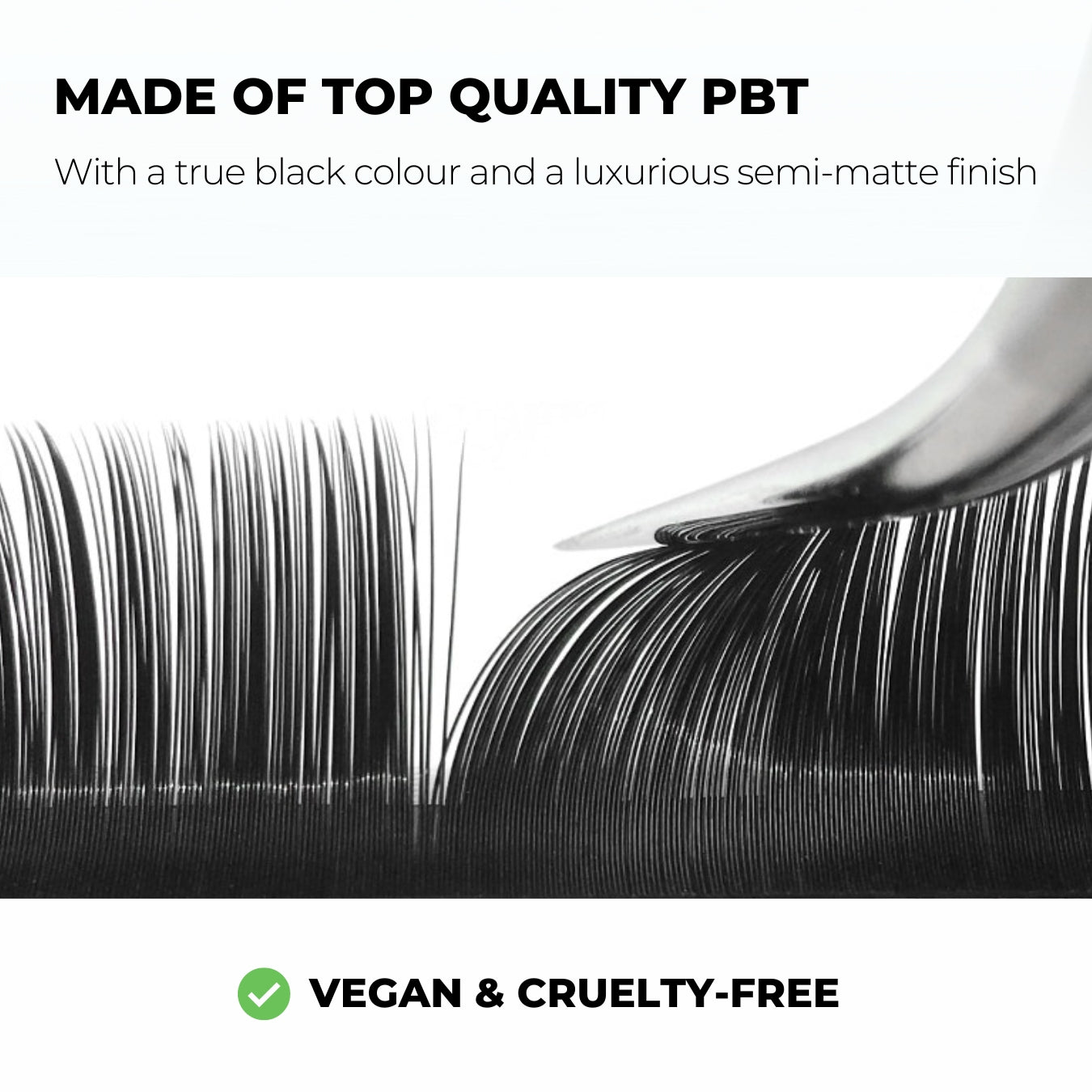 Premium Faux Mink Classic Lashes 0.15 Flat lashes