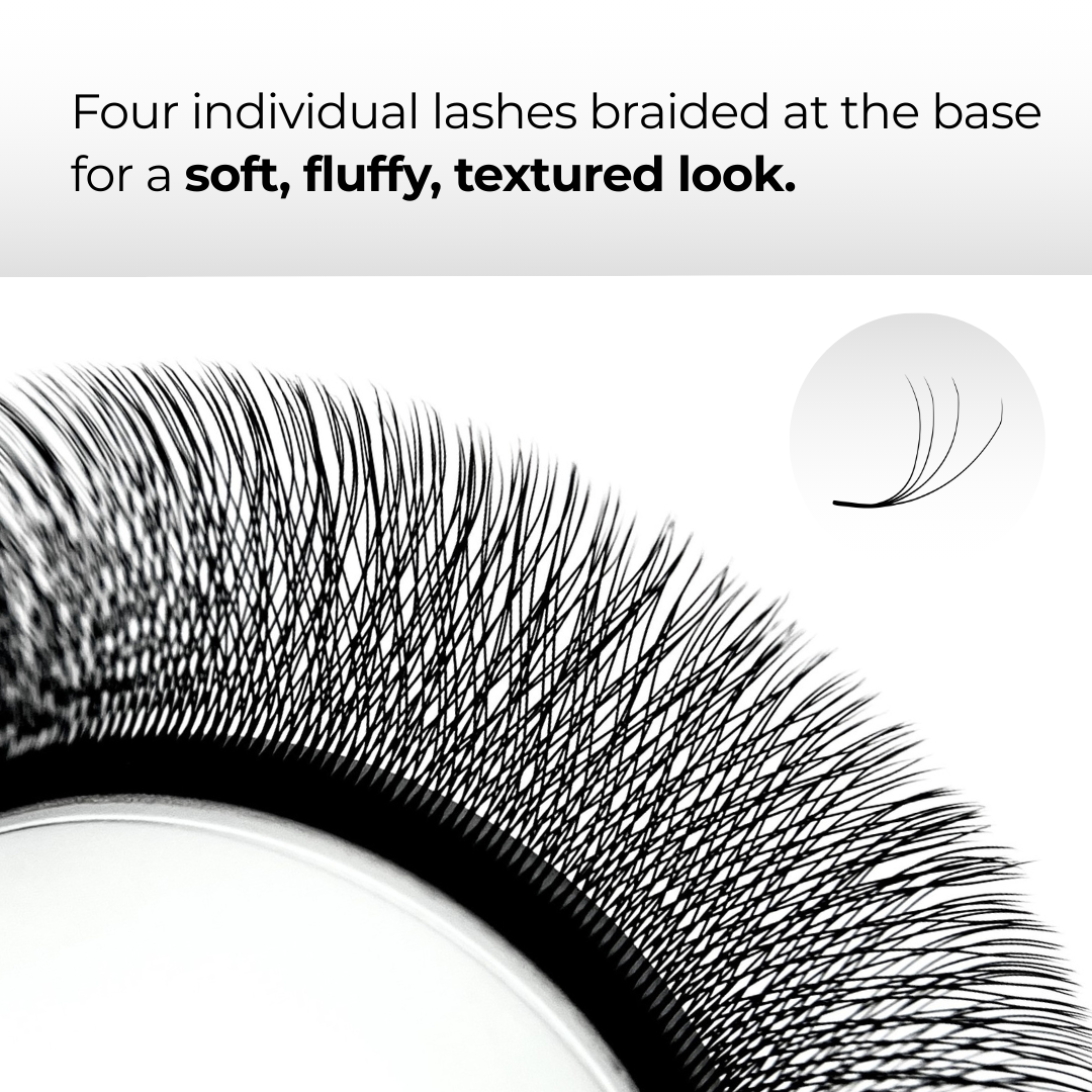 Premium W Lashes 4D 0.07