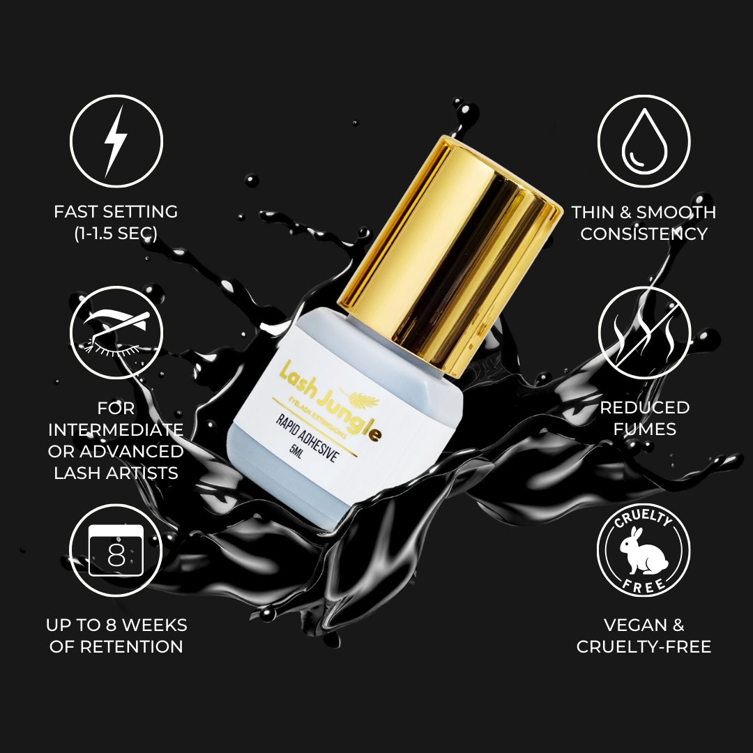 Lash Jungle RAPID ADHESIVE for Eyelash Extension 5ml