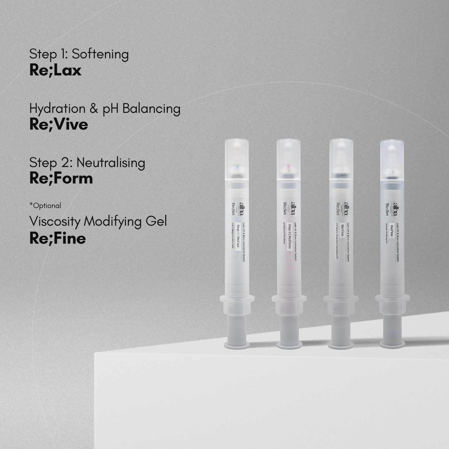 Re;Fine – Viscosity Modifying Gel | Alba