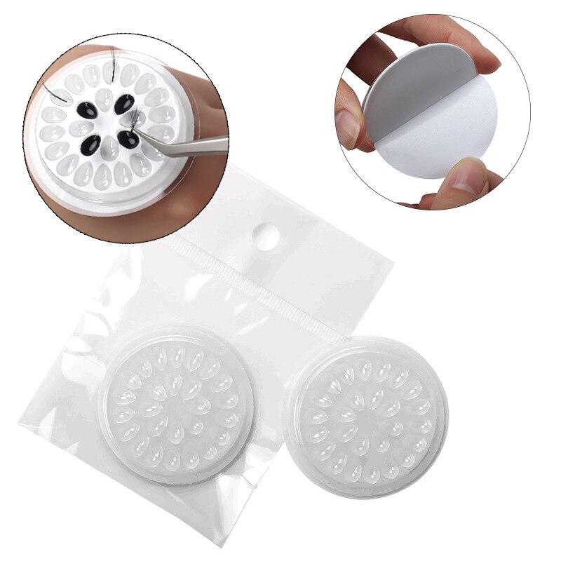 Lash Glue Well Holder Tray Flower Shape Adhesive Pallet