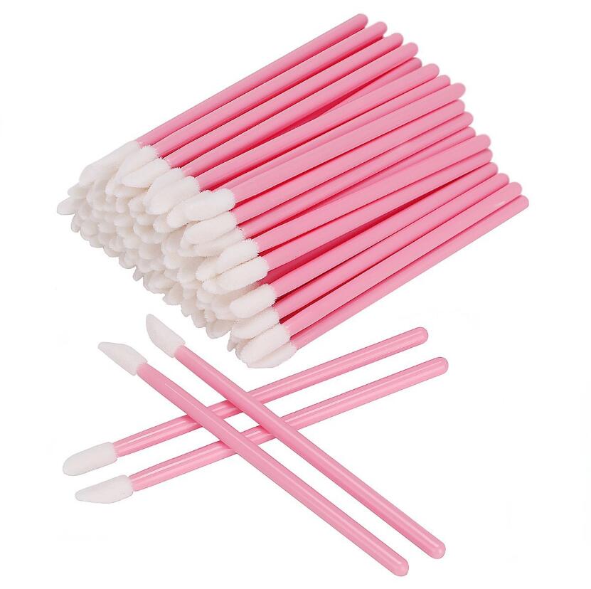 Flocked Applicator Brushes for Eyelash Extension Pink