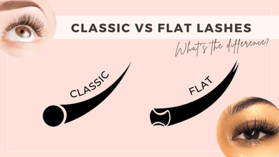 Classic vs Flat Lashes – What’s the Difference?