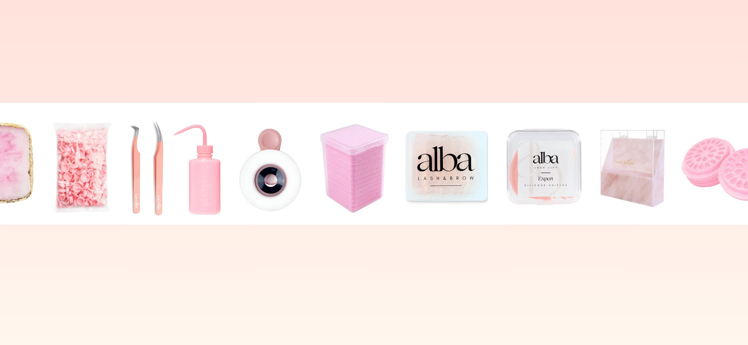 Pink Lash Supplies