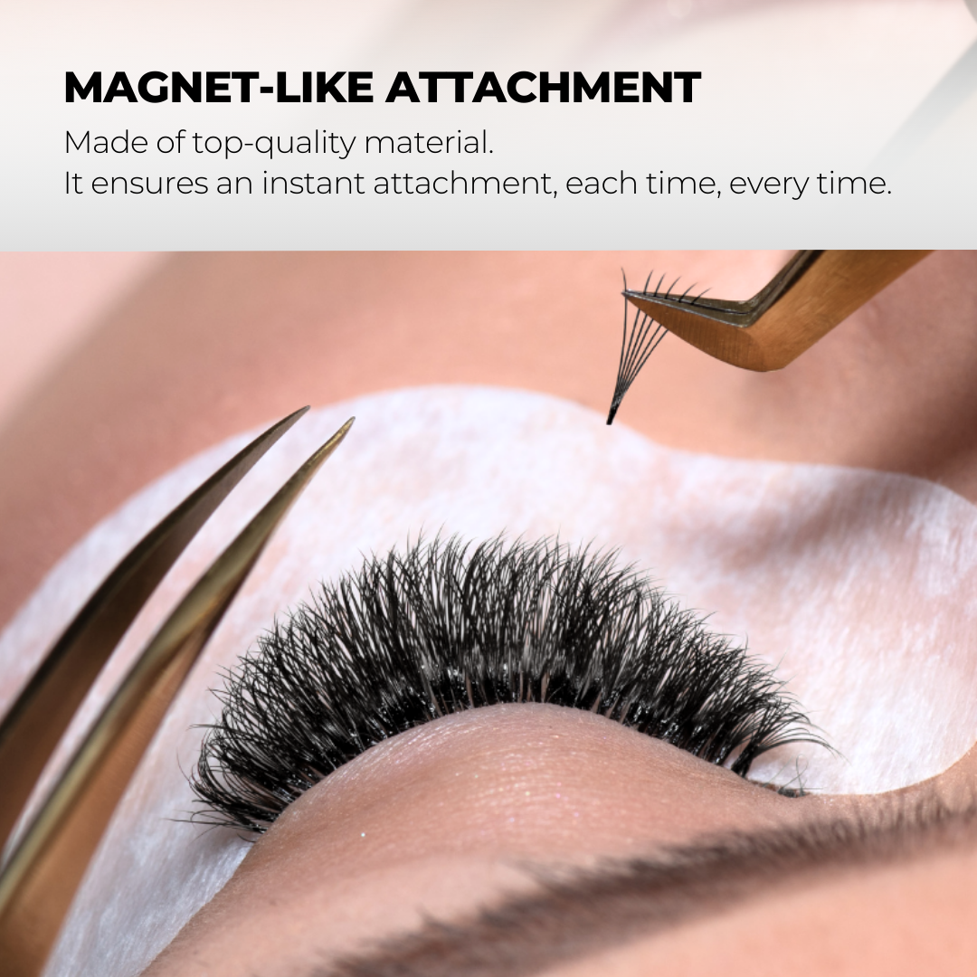 2D Premade Volume Fans Ultra Dark Short Stem