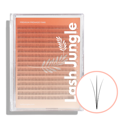 3D Hybrid Short Stem Premade Volume Fans