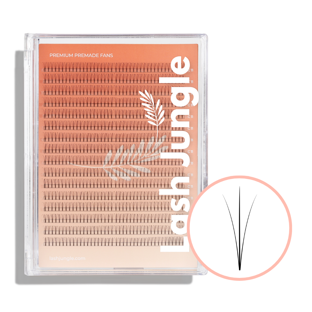 Short Stem Premade Fans – Softer Curl Clearance
