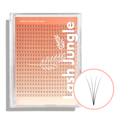 Short Stem Premade Fans – Softer Curl Clearance
