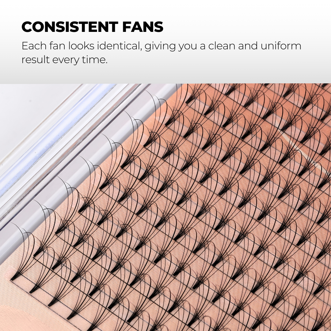 5D Hybrid Short Stem Premade Volume Fans