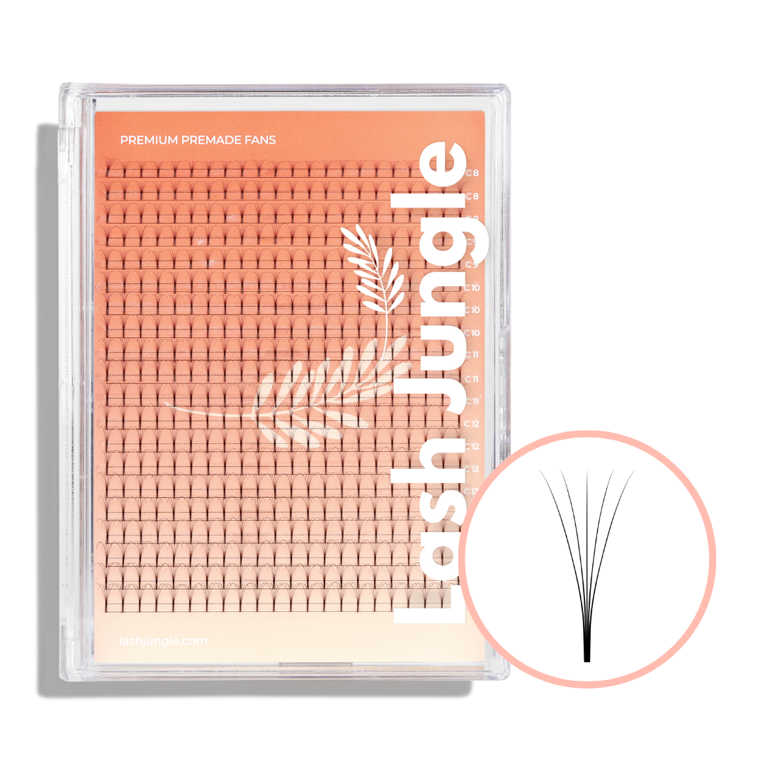 Long Stem Premade Fans – Softer Curl Clearance