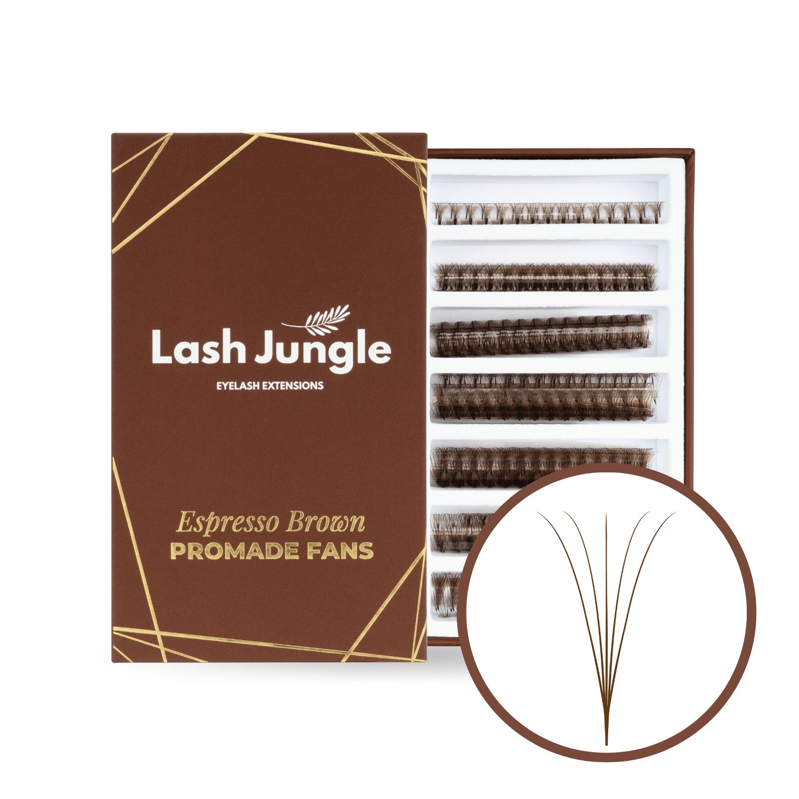 5d Fan 5D Espresso Brown Promade Fans - Instant Setup 1000 Fans