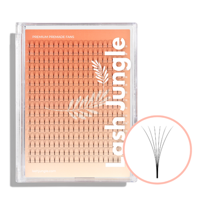 Long Stem Premade Fans – Softer Curl Clearance
