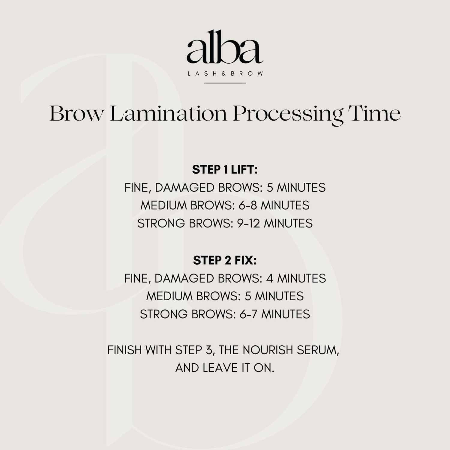 Triple Care Brow Lamination Kit | Alba