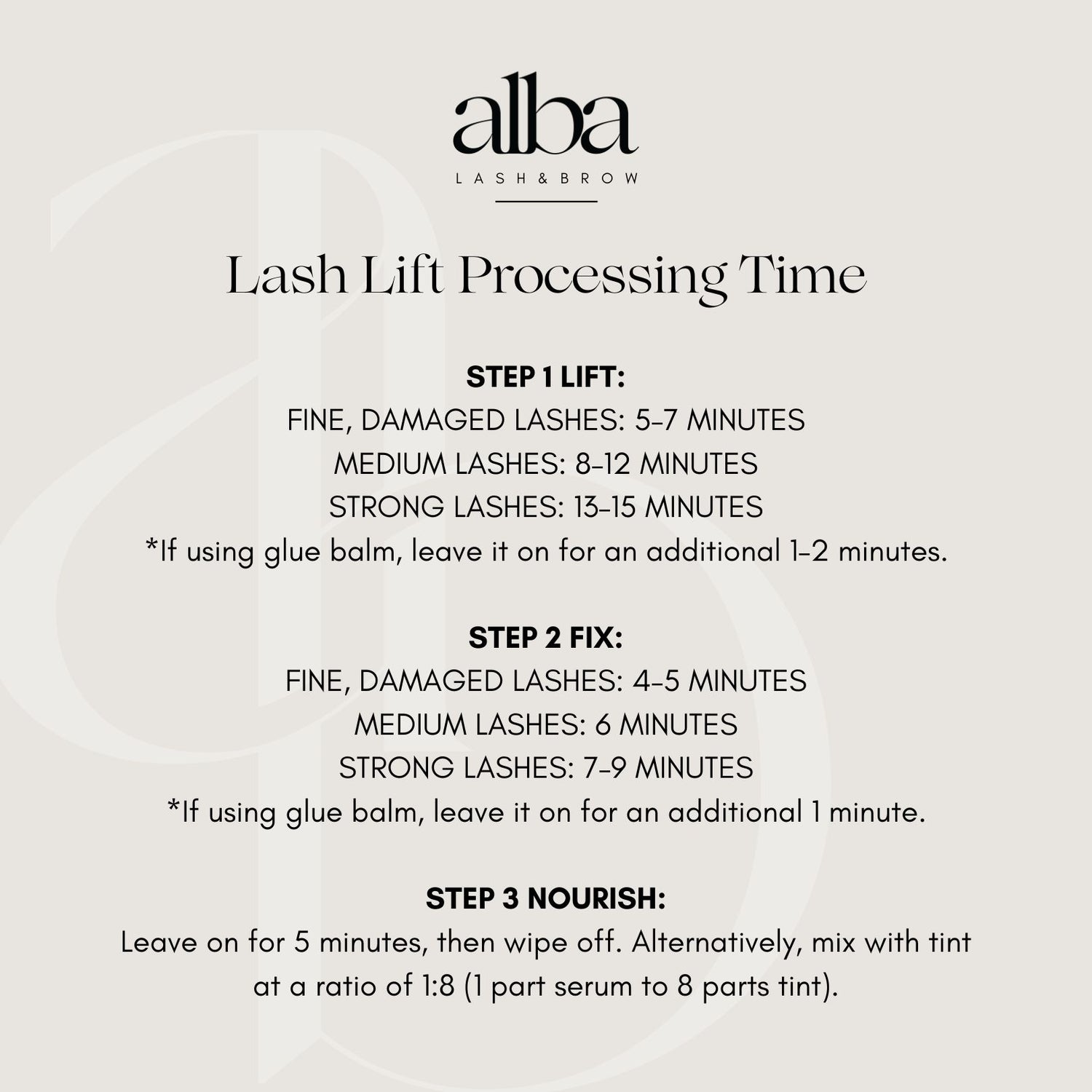 Triple Care Lash Lift &amp; Brow Lamination (3 Steps) | Alba