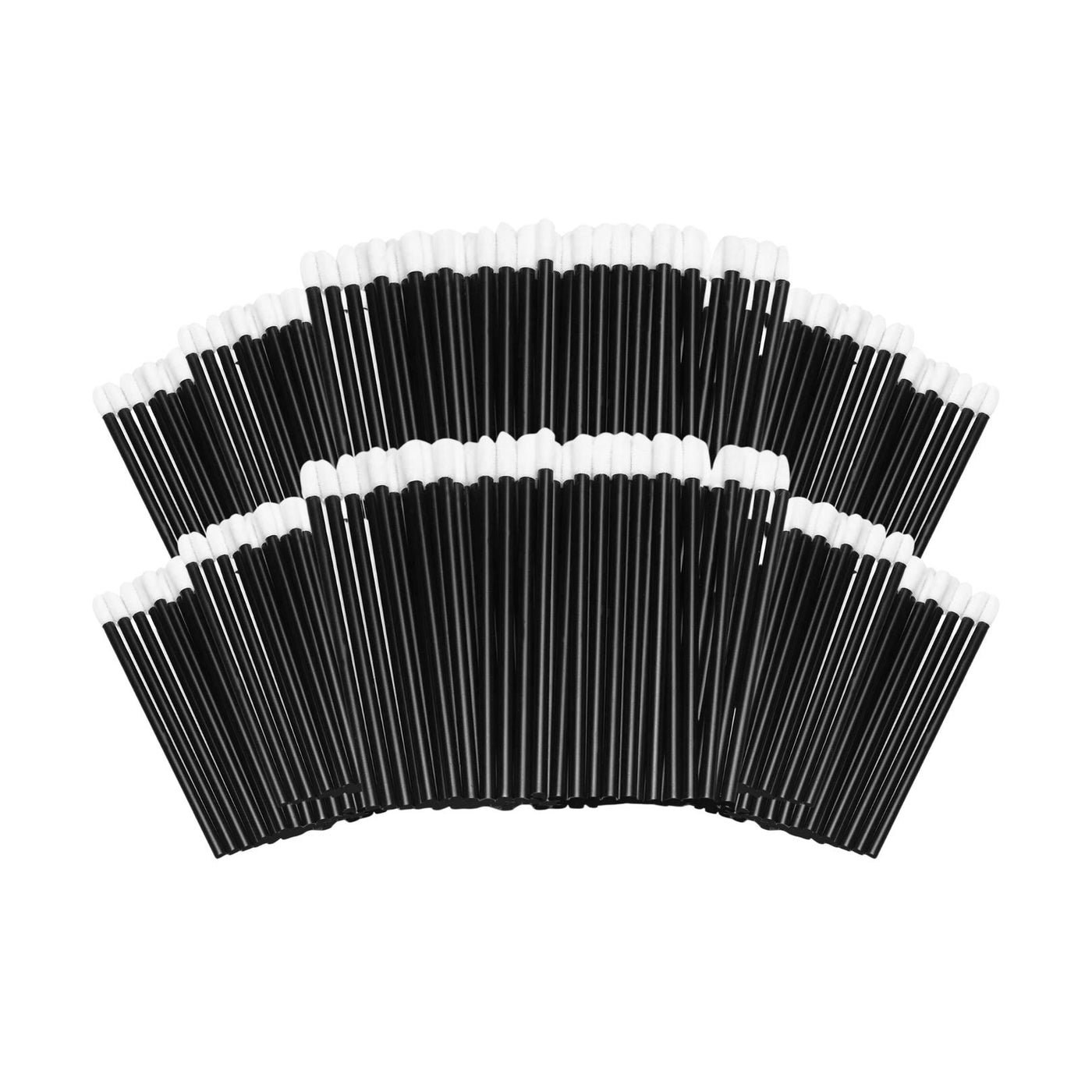 Flocked Applicator Brushes for Eyelash Extension Black - 10 Pack