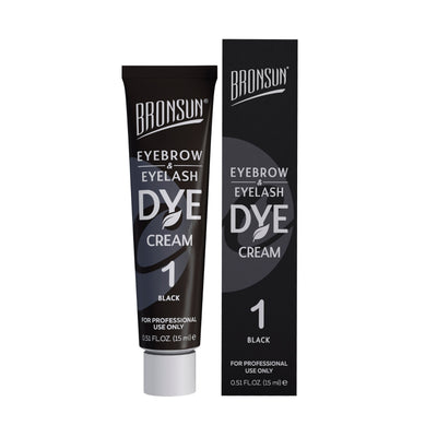 Bronsun Lash & Brow Cream Dye 15ml - Black