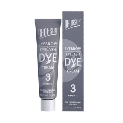 Bronsun Lash &amp; Brow Cream Dye 15ml - Graphite