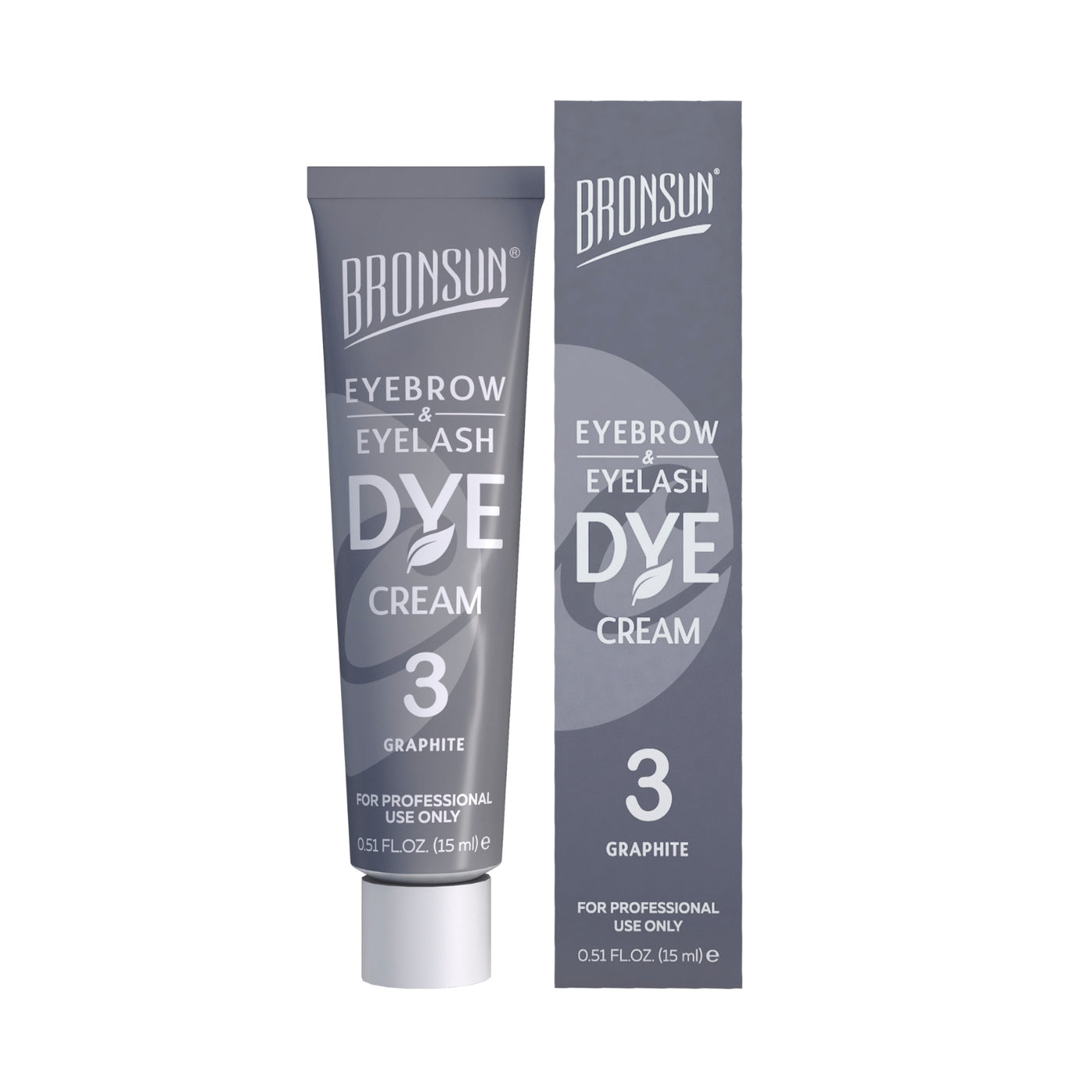 Bronsun Lash & Brow Cream Dye 15ml - Graphite