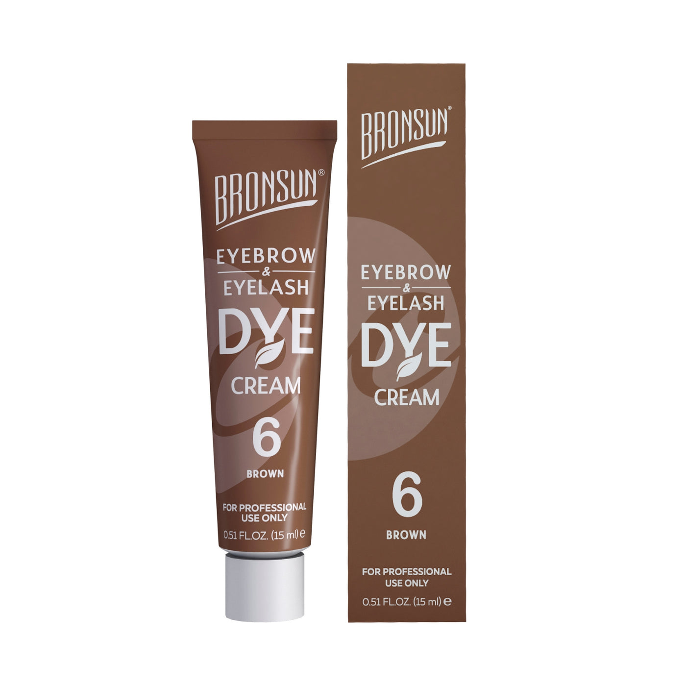 Bronsun Lash & Brow Cream Dye 15ml -Brown