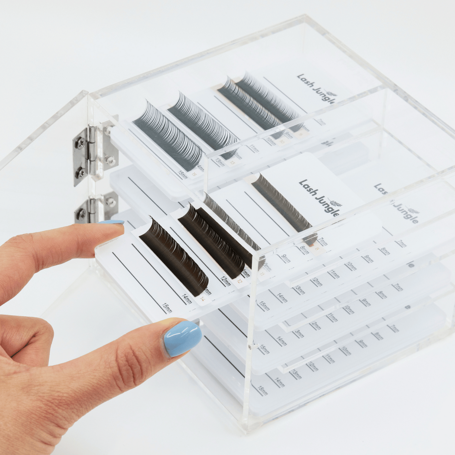 Clear Lash Tile Storage Box