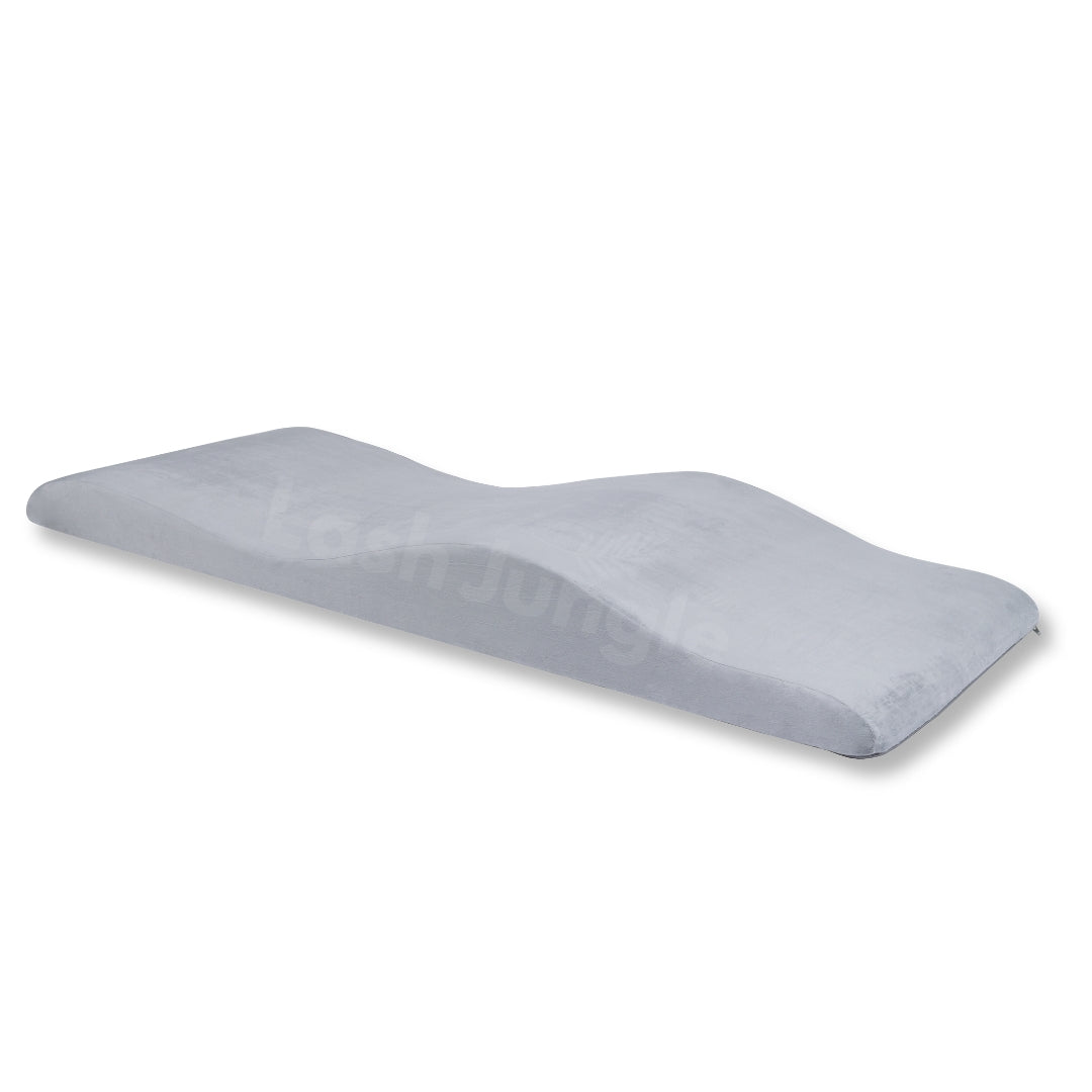 Curved Foam Lash Bed Mattress Topper - grey