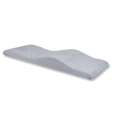 Curved Foam Lash Bed Mattress Topper - grey