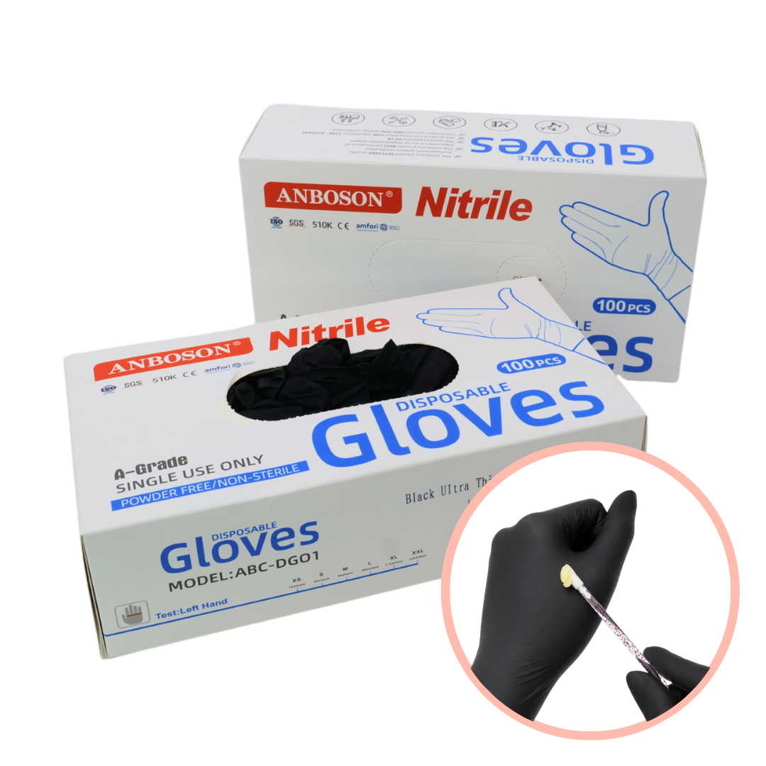 Disposable Nitrile Powder Free Gloves