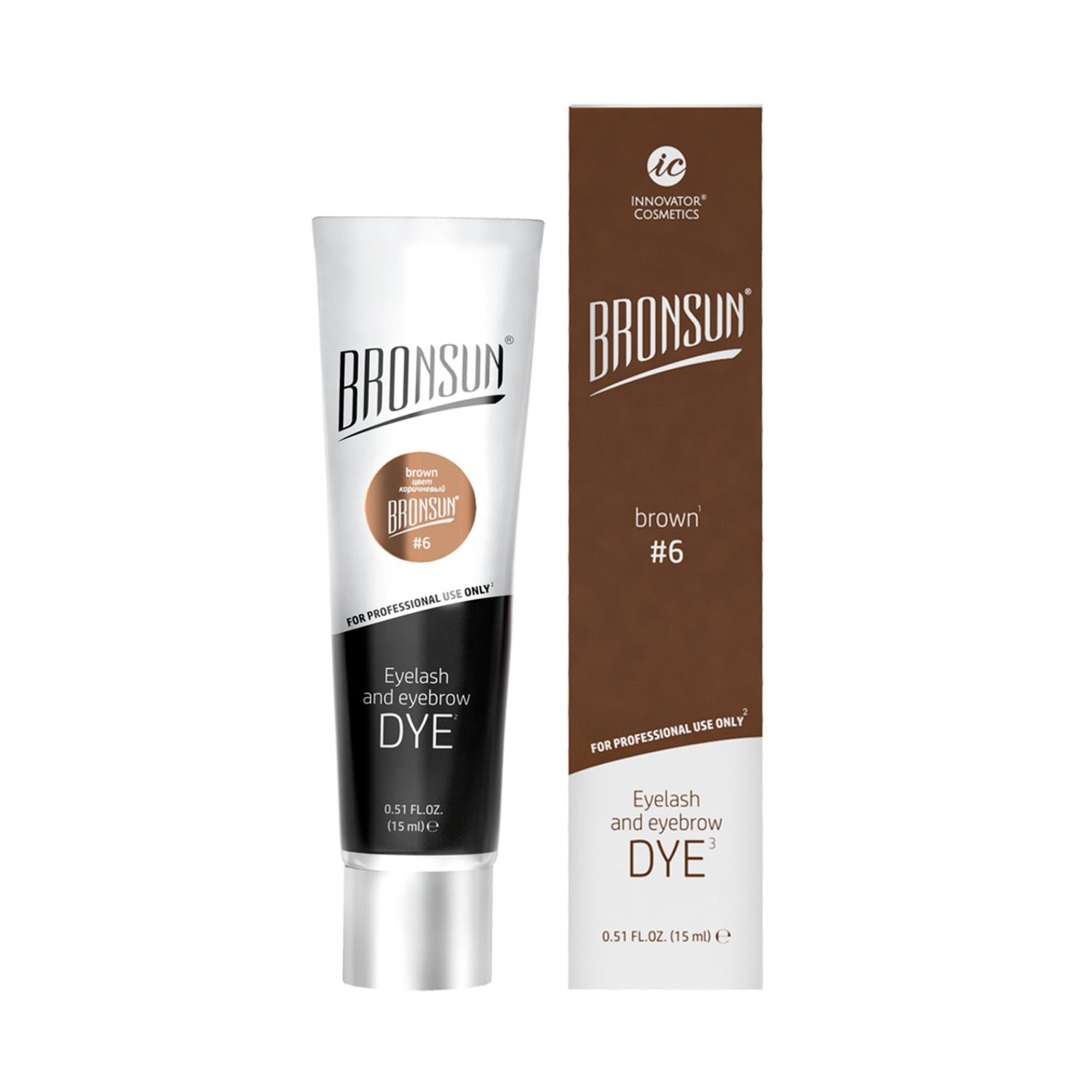 Bronsun Lash &amp; Brow Gel Dye - brown