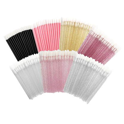 Flocked Applicator Brushes for Eyelash Extension