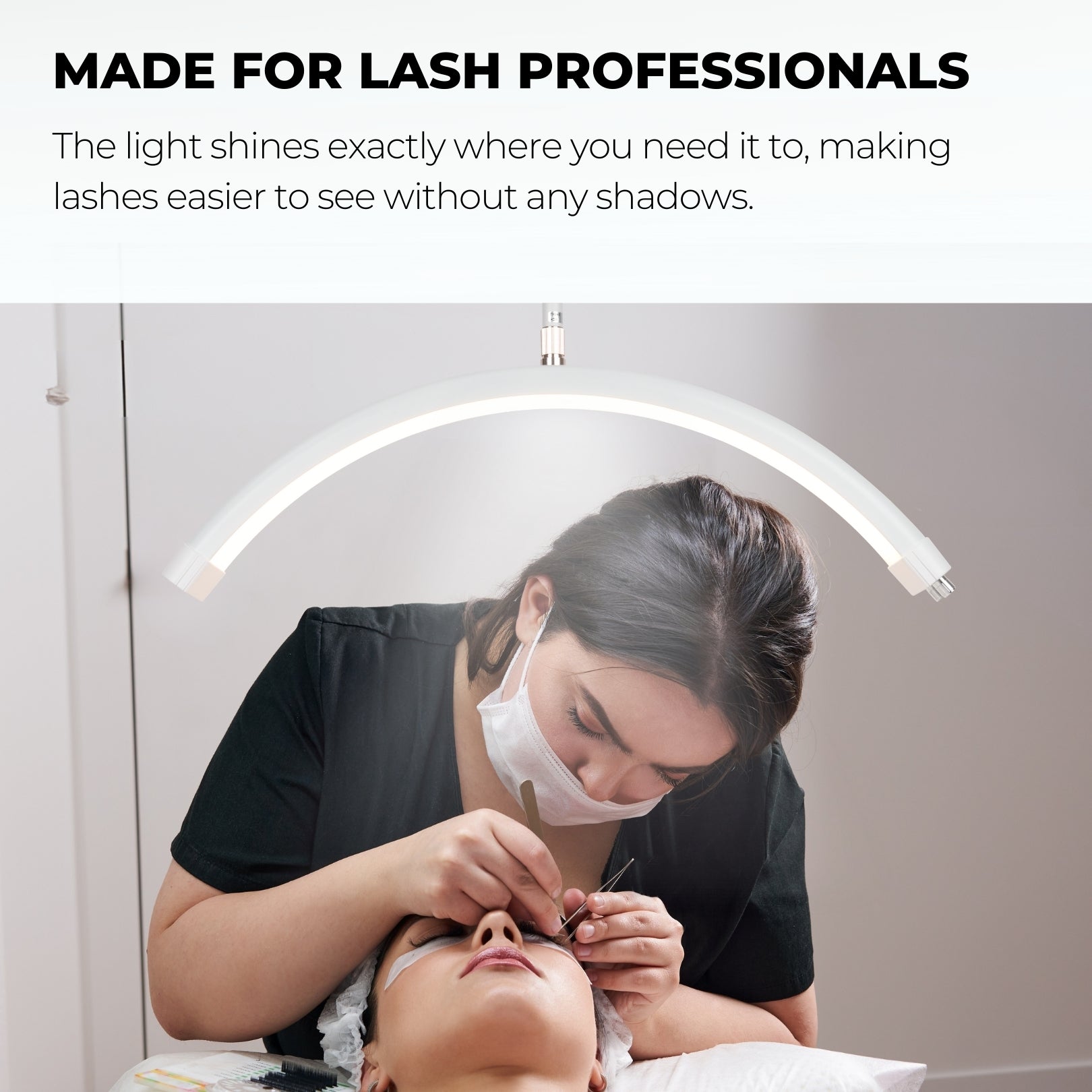 Half Moon LED Lash Light - Lash Jungle