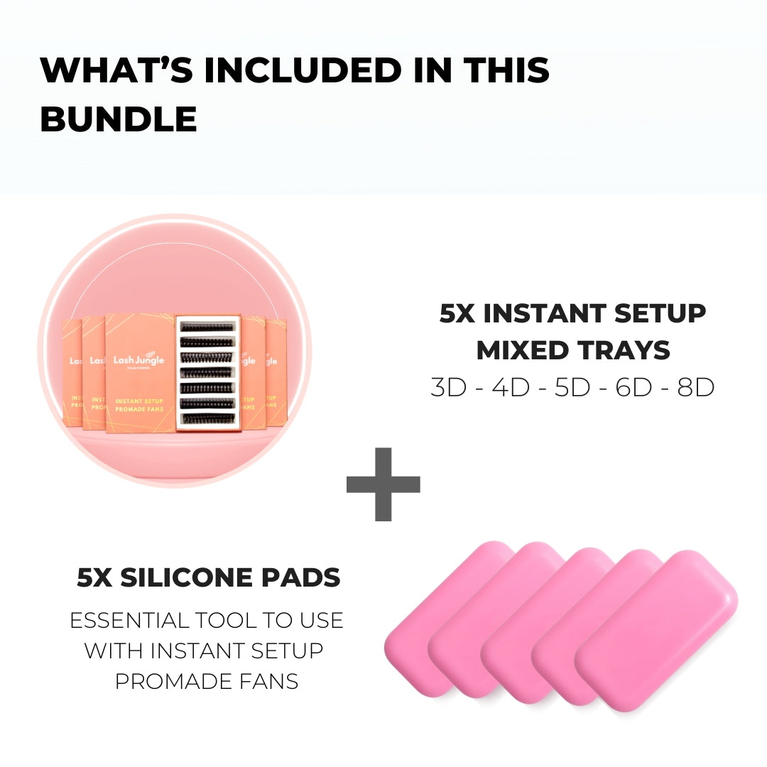 Instant Setup Promade Fans Bundle Lash Jungle