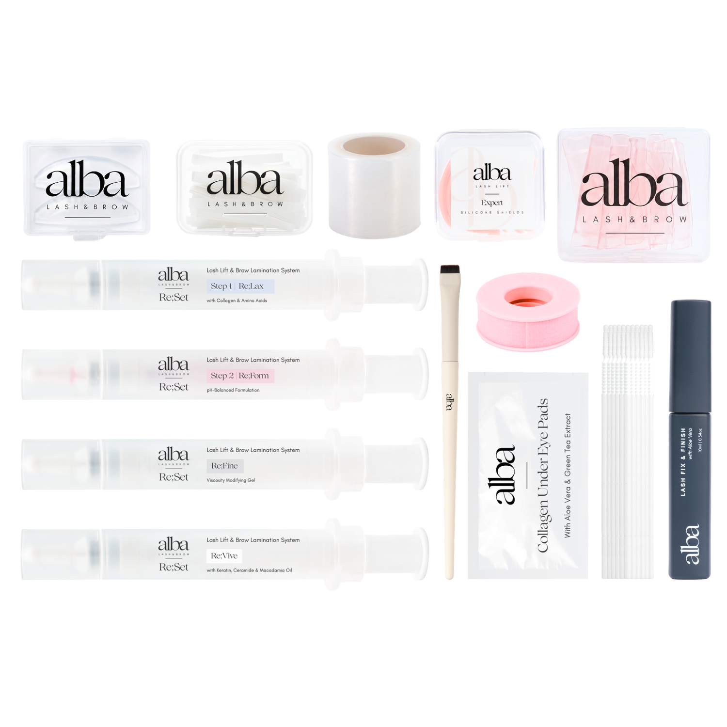 Korean Lash Lift Complete Kit | Alba