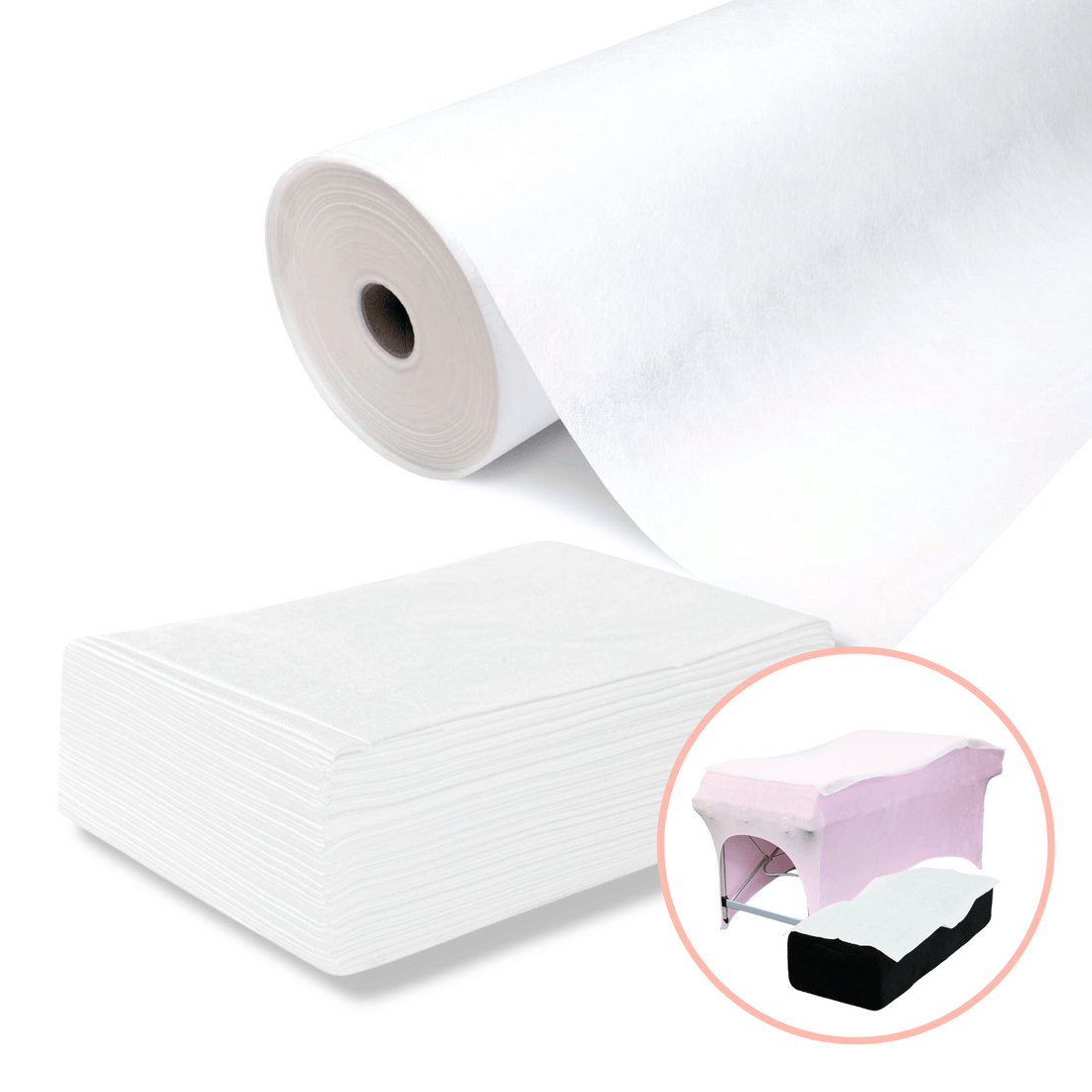 Disposable Pillow and Bed Sheet Roll