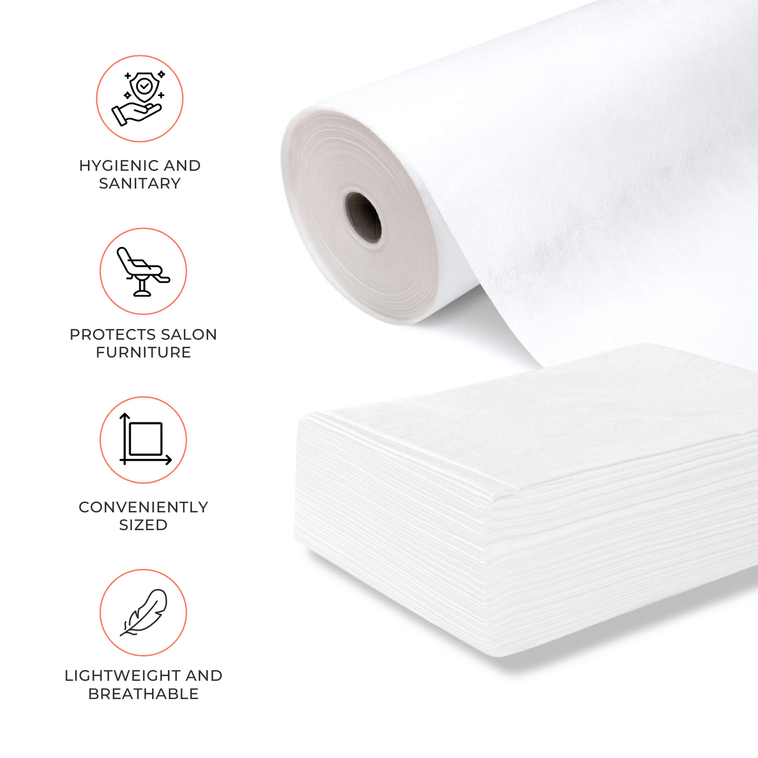 Disposable Pillow and Bed Sheet Roll