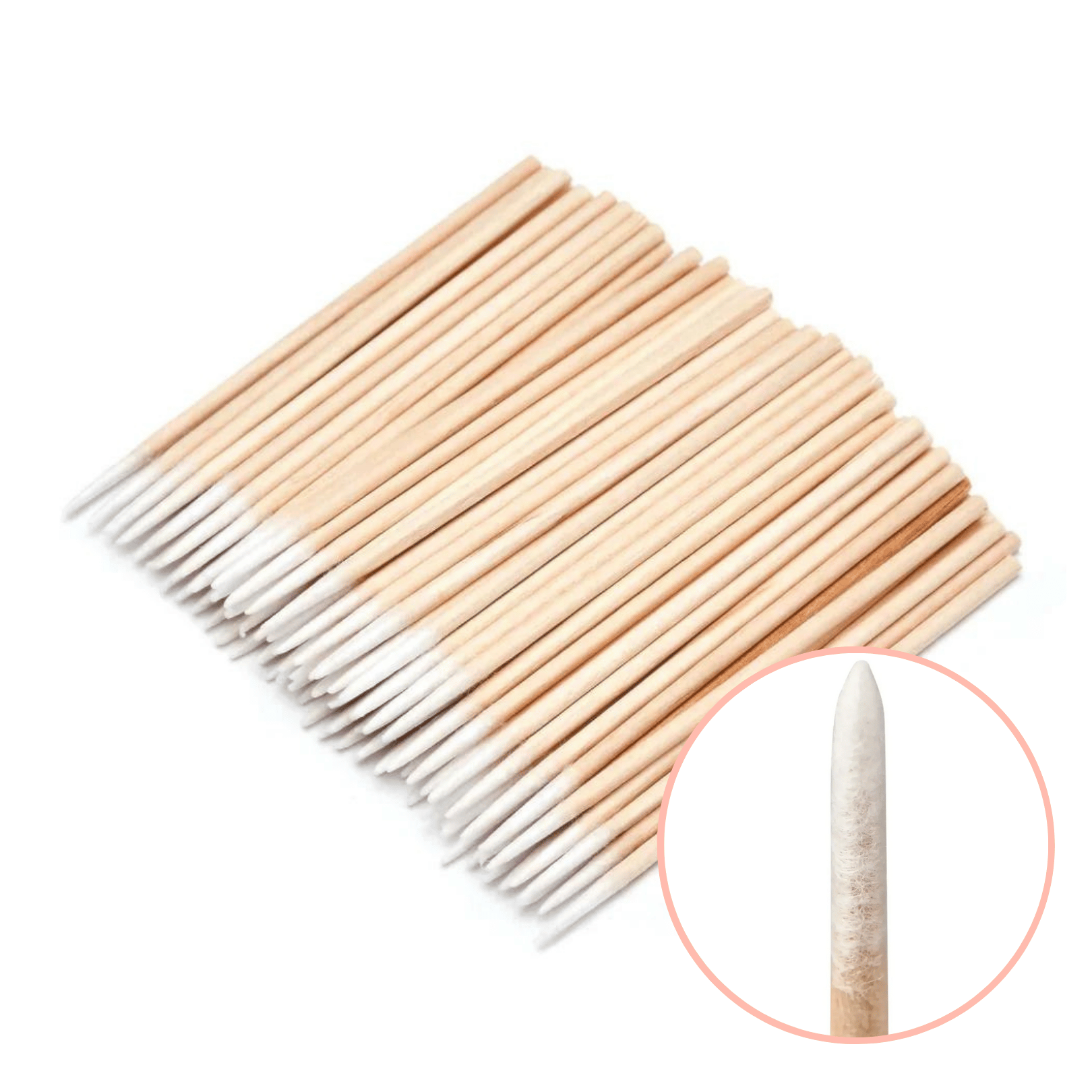 Pointed Wooden Cotton Sticks