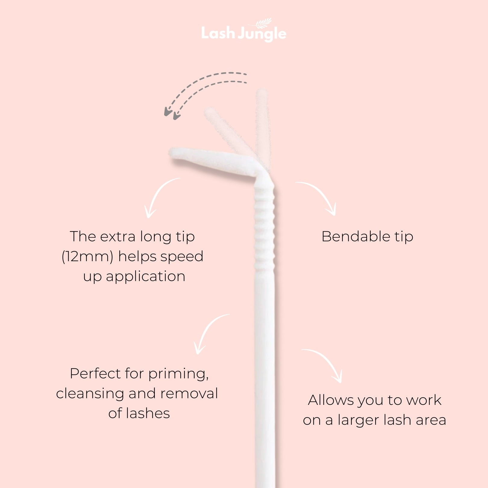 Long Tip Micro Brush Lash Jungle