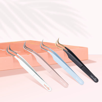 M Curve Fibre Tip Lash Tweezers Lash Jungle