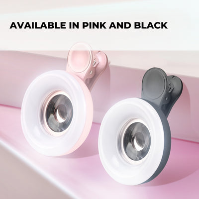 Lash Jungle Macro Lens Ring Light - Pink & Black