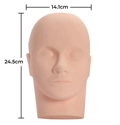 Mannequin Head for Eyelash Extensions Training