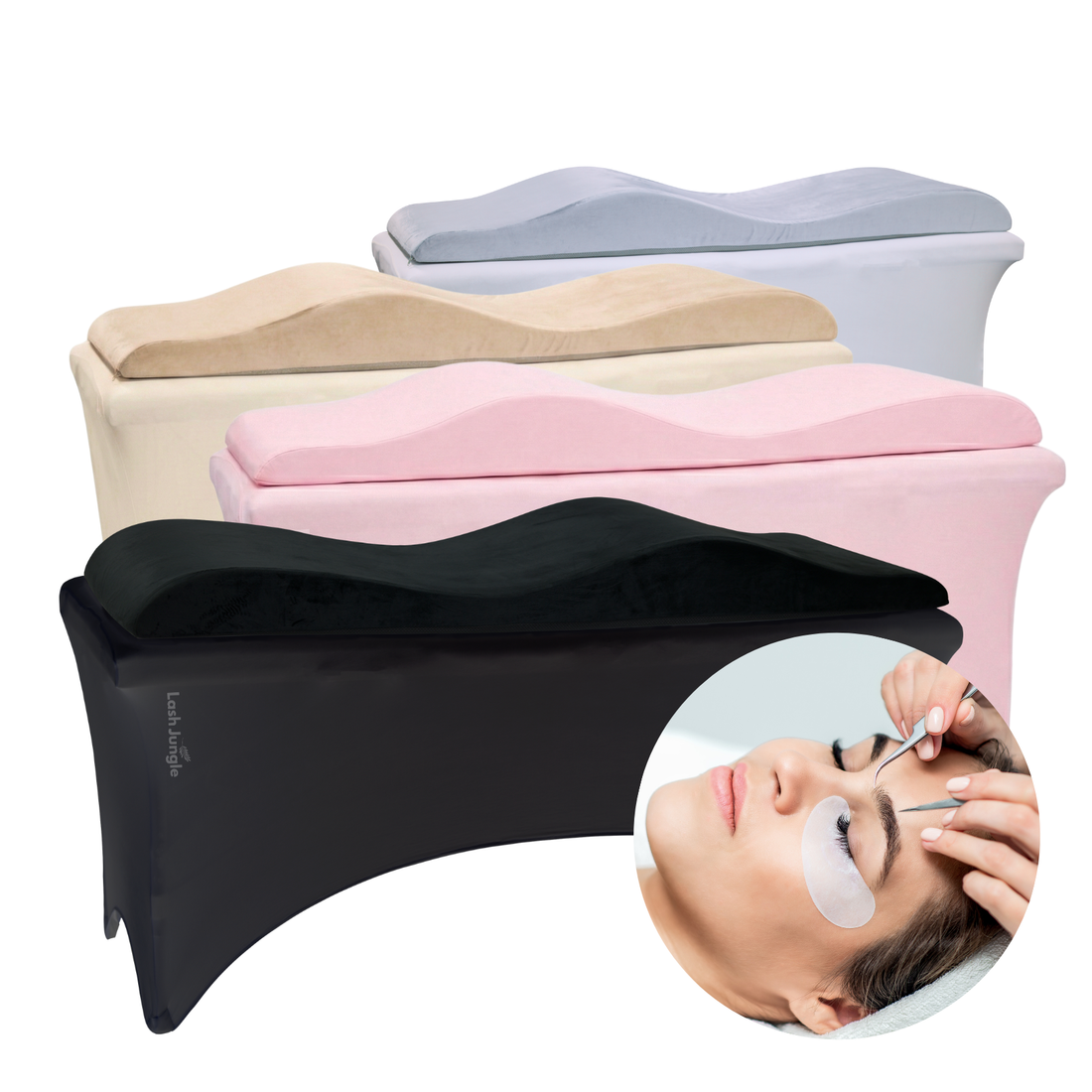Curved Foam Lash Bed Mattress Topper