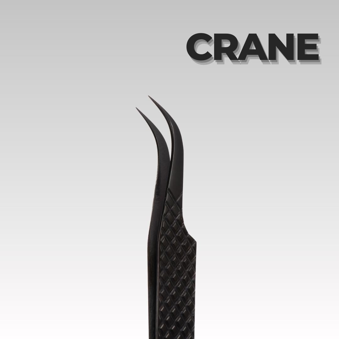 Onyx Tweezers for Eyelash Extensions Crane