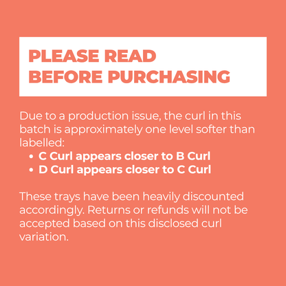 Short Stem Premade Fans – Softer Curl Clearance
