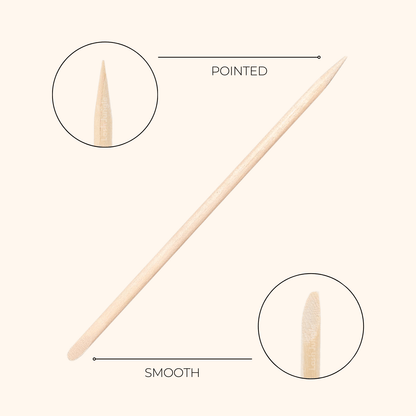 Pointed Wax Spatula Applicators